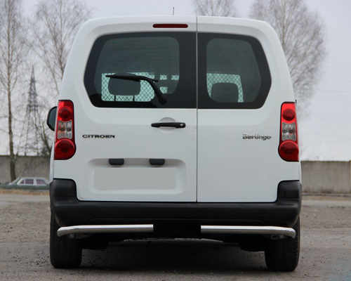 Задні кути AK-003 (нерж.) для Peugeot Partner Tepee 2008-2018рр
