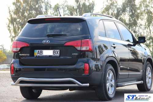 Задня дуга AK007-2 (нерж.) для Kia Sorento XM 2009-2014рр