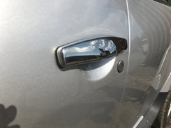 Накладки на ручки (4 шт., нерж.) Для російської збірки - Carmos для Renault Duster 2008-2017 рр.