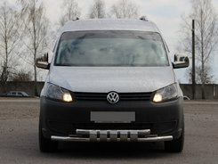 Передній вус Shark ST015 (нерж) для Volkswagen Caddy 2010-2015
