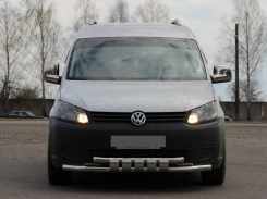 Передній вус Shark ST015 (нерж) для Volkswagen Caddy 2010-2015