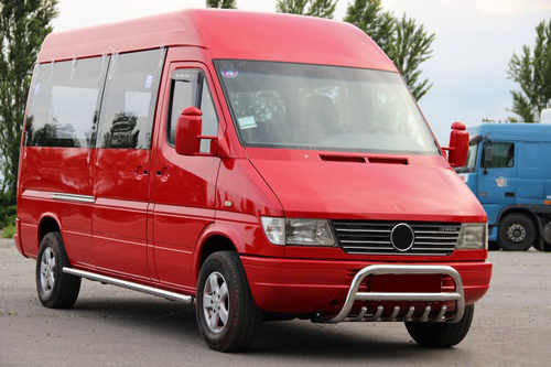 Кенгурятник WT008 (нерж.) для Mercedes Sprinter 1995-2006 рр