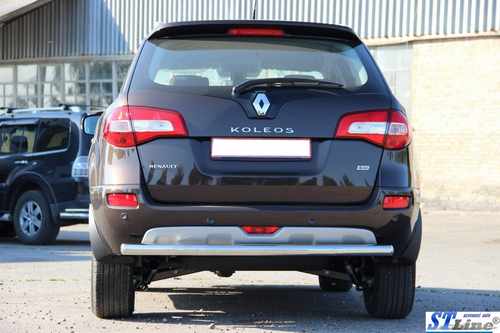 Задня дуга AK002 (нерж) для Renault Koleos 2008-2016 рр
