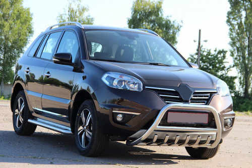 Кенгурятник WT003 (нерж.) для Renault Koleos 2008-2016 