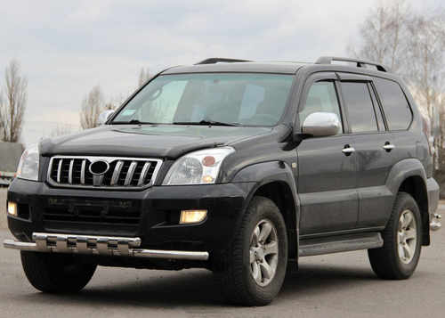 Передня дуга ST015 (нерж.) для Toyota Land Cruiser Prado 120