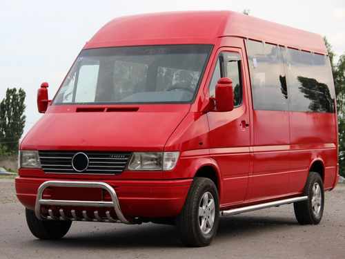 Кенгурятник WT008 (нерж.) для Mercedes Sprinter 1995-2006 рр