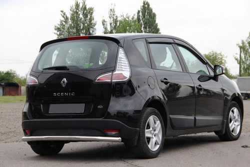 Задня дуга AK002 (нерж) для Renault Scenic/Grand 2009-2016 рр