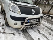 Кенгурятник WT003/004 (нерж.) без надписи, 51 мм для Renault Kangoo 2008-2020