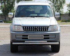 Передняя дуга ST014 (нерж.) для Toyota Land Cruiser 90 Prado