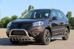 Кенгурятник WT003 (нерж.) для Renault Koleos 2008-2016 