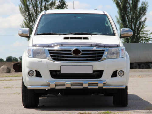 Передній захист ST015 (нерж.) для Toyota Hilux 2006-2015 