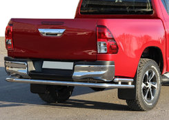 Задня дуга AK005-2 (нерж.) для Toyota Hilux 2015-2024 рр