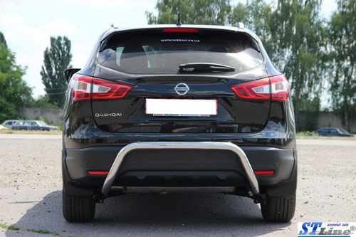 Задня дуга AK007-1 (нерж) для Nissan Qashqai 2014-2021рр