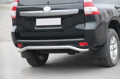 Задня дуга AK008 (нерж) для Toyota Land Cruiser Prado 150