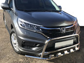Передній захист WT003-ST-V2 (нерж.) для Honda CRV 2012-2016 