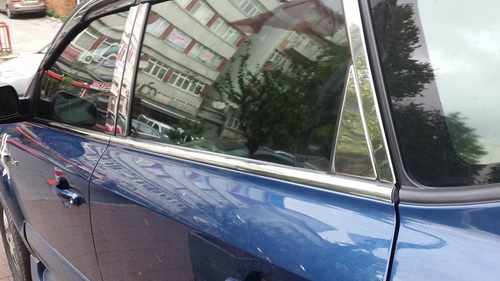 Накладки на стійки (нерж) для Hyundai Tucson JM 2004↗ рр.