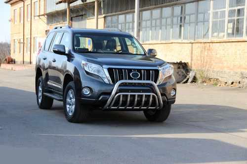 Кенгурятник WT002 (нерж) для Toyota Land Cruiser Prado 150
