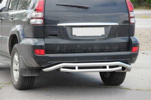Задній захист AK008-1 для Toyota Land Cruiser Prado 120