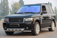 Передня дуга ST015 (нерж.) для Range Rover III L322 2002-2012 