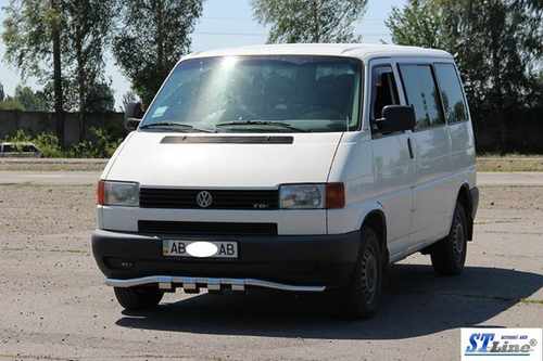 Нижня губа з грилем ST010 (нерж) 60мм для Volkswagen T4 Caravelle/Multivan