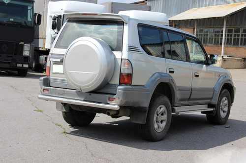 Задня дуга AK002 (нерж) для Toyota Land Cruiser 90 Prado