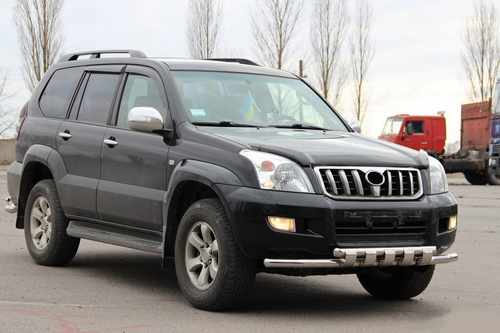 Передня дуга ST015 (нерж.) для Toyota Land Cruiser Prado 120