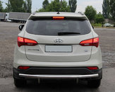 Задня дуга AK002 (нерж.) для Hyundai Santa Fe 3 2012-2018рр