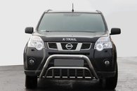 Передній захист WT002 (нерж) для Nissan X-trail T31 2007-2014