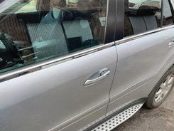 Зовнішня окантовка вікон (4 шт, нерж) Carmos - Турецька сталь для Mercedes ML W164