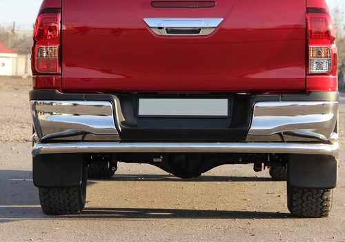 Задня дуга AK005-2 (нерж.) для Toyota Hilux 2015-2024 рр