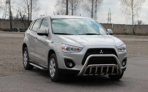 Кенгурятник WT002 (нерж.) для Mitsubishi ASX 2010-2023 