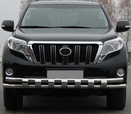 Передній захист ST016-2 (нерж) для Toyota Land Cruiser Prado 150