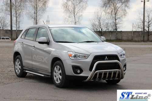 Кенгурятник WT002 (нерж.) для Mitsubishi ASX 2010-2023 