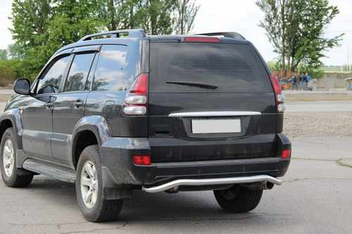 Задній захист AK008 для Toyota Land Cruiser Prado 120