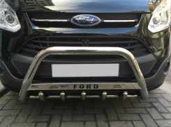 Кенгурятник WT003 (нерж.) 60 мм для Ford Custom 2013+