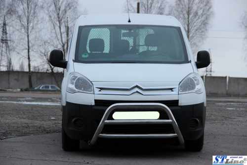 Кенгурятник WT022 (нерж.) для Citroen Berlingo 2008-2018 рр