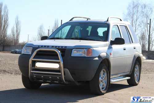Кенгурятник QT007 (нерж.) для Land Rover Freelander I