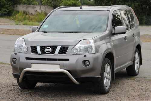 Передній захист WT007 (нерж) для Nissan X-trail T31 2007-2014