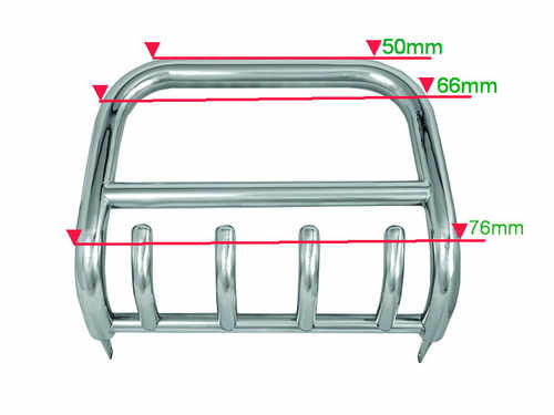 Кенгурятник QT006 (нерж.) для Toyota Land Cruiser Prado 150