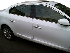 Верхня окантовка вікон (4 шт, нерж) для Renault Fluence 2009↗ рр.