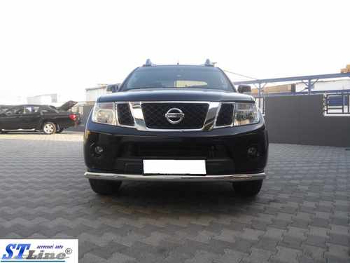 Передній захист ST008 (нерж) для Nissan Navara 2006-2015 
