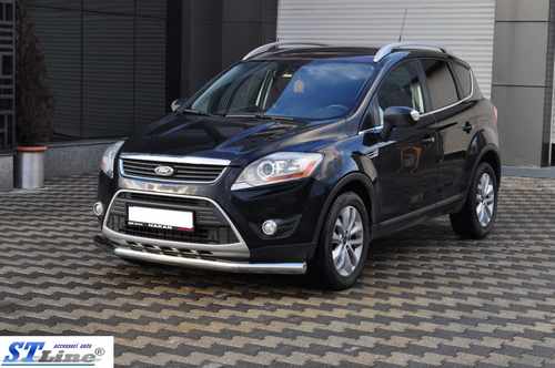 Передній захист ST008 (нерж.) для Ford Kuga 2008-2013 