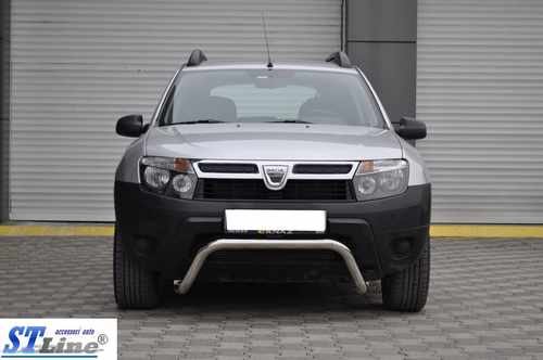 Передній захист ST011 (нерж.) для Dacia Duster 2008-2018 рр