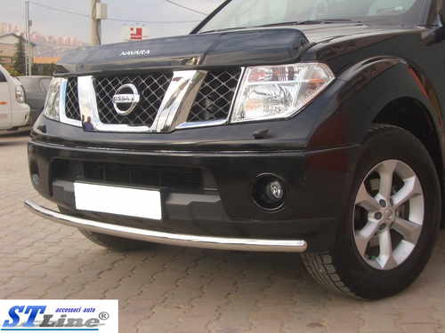 Передній захист ST008 (нерж) для Nissan Navara 2006-2015 