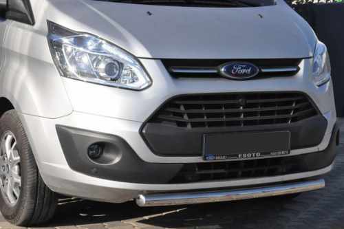 Нижняя одинарная губа ST008 (нерж) 60 мм для Volkswagen T5 2010-2015