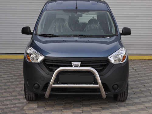 Кенгурятник WT006 (нерж.) для Dacia Dokker 2013-2022 