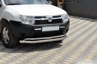 Передній захист ST017 (нерж.) для Dacia Duster 2008-2018 рр