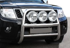 Кенгурятник WT018 (нерж) для Nissan Navara 2006-2015 рр