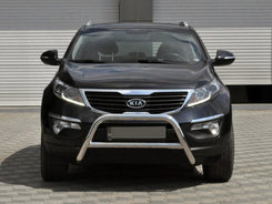 Кенгурятник WT006 (нерж.) для Kia Sportage 2010-2015 