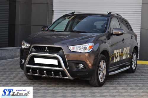 Кенгурятник WT003 (нерж.) для Kia Sorento 2002-2009 